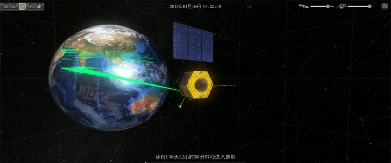 风云四号实时仿真 · Visualization of the FY-4 Satellite (2017)
